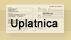 uplatnica